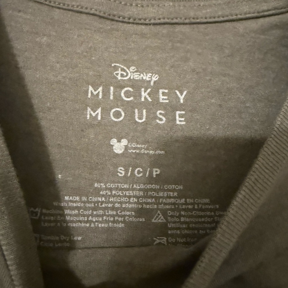 Disney Gray Tee with Colorful Mickey Design - Picture 2 of 3